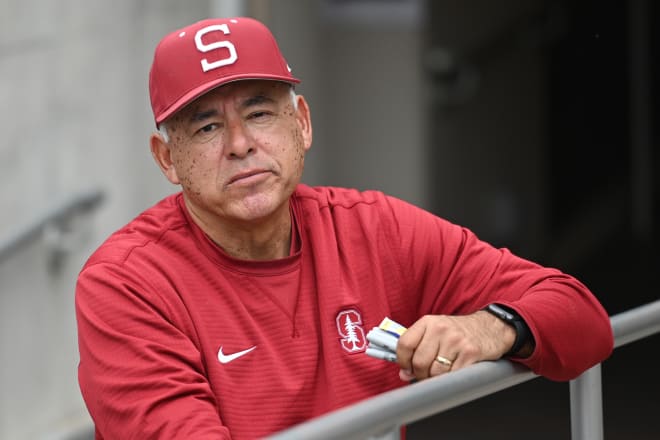 Stanford head coach David Esquer. 