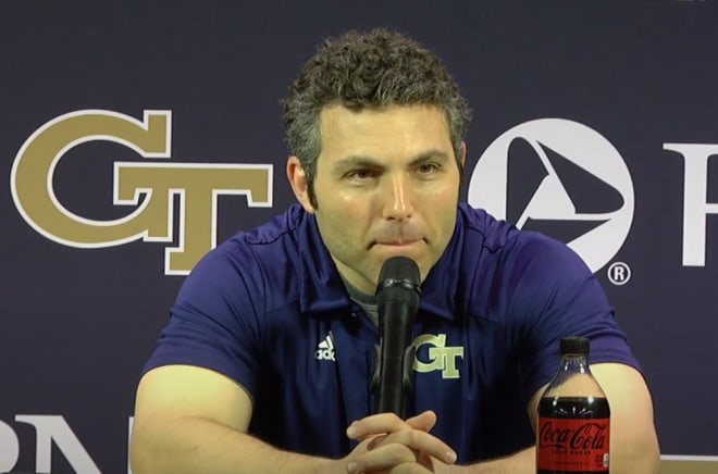 Pastner meeting with the media on Friday ahead of the UVA game