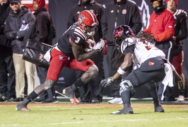 Junior Emeka Emezie was NC State's leading receiver in 2019 with 56 receptions for 576 yards.