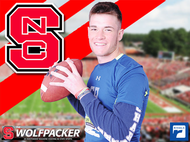 Three-star quarterback Devin Leary made a verbal commitment to NC State on Thursday.