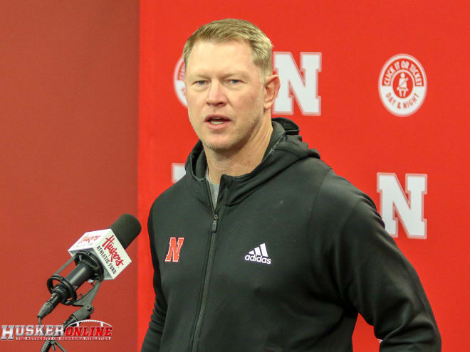 Nebraska head coach Scott Frost and his staff have daily meetings on Zoom right now. 