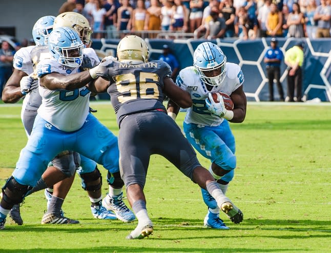 Montilus (63) started UNC's first seven games.