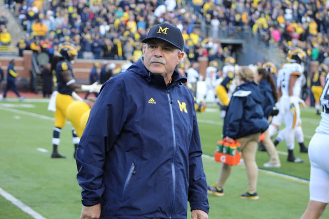 Michigan defensive coordinator Don Brown is the lead recruiter in the northeast region.