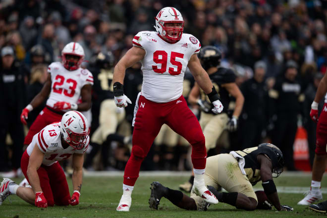 Nebraska defensive lineman Ben Stille. 