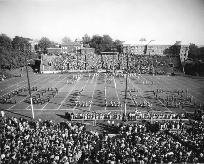 The Pack played the game in 1954 at Riddick Stadium.