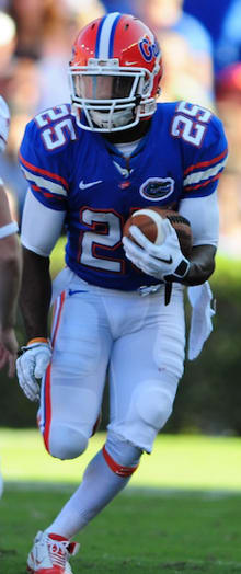 Blue Jersey, white pants, white cleats