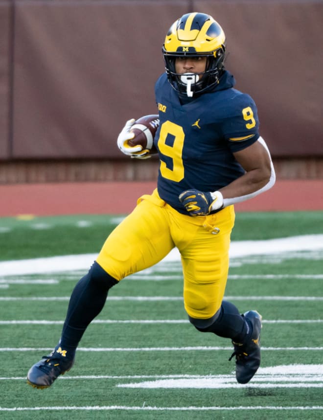 Michigan Wolverines football RB Chris Evans