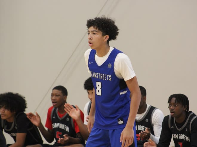 Josiah Harrington plays for the Meanstreets organization on the EYBL circuit.