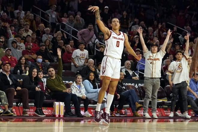 Kobe Johnson scored a career-high 21 points in USC's 80-74 win over Washington on Saturday night.