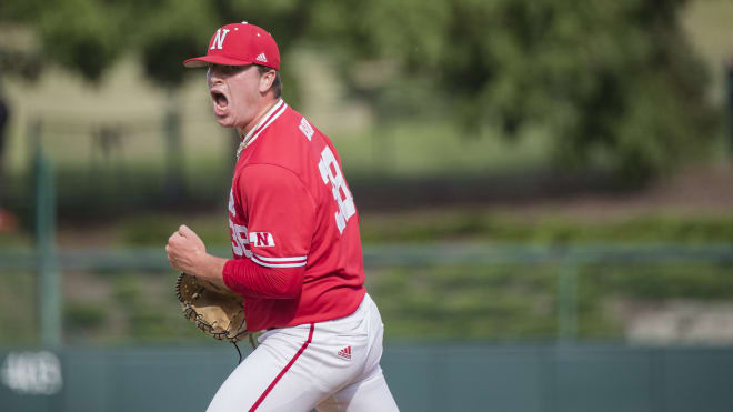 Emmett Olson pitched 6.2 innings for Nebraska to go along with five strikeouts. (Nebraska Athletic Communications)