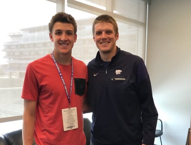 Collin Klein hosts a quarterback recruit from his old high school. 