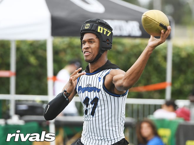 2025 four-star quarterback Deuce Knight visited Notre Dame and Ole Miss this past week. On Sunday, he also announced his decision to transfer high schools to Nashville (Tenn.) Lipscomb Academy.  