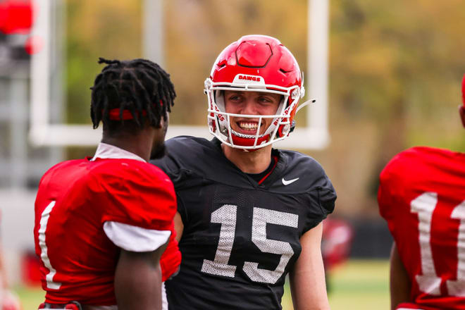 Most assume Carson Beck will be the starting quarterback, but Kirby Smart hasn't made the call.