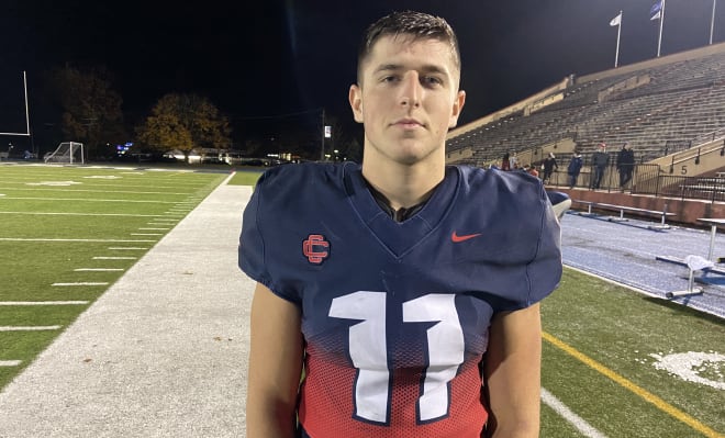 Notre Dame Fighting Irish football recruiting target Preston Zinter