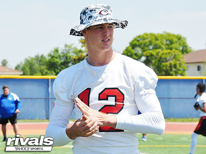 USC coaches invited Tanner McKee to visit campus.