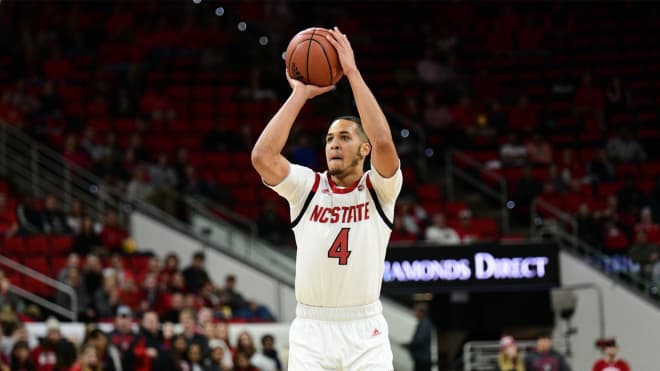 NC State Wolfpack basketball forward Jericole Hellems