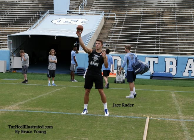 UNC QB commit Jace Ruder is one of five committed future Tar Heels in the class of 2018 in the new Rivals250.