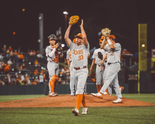 Pete Hansen was brilliant last Sunday versus Fairfield. (@TexasBaseball)