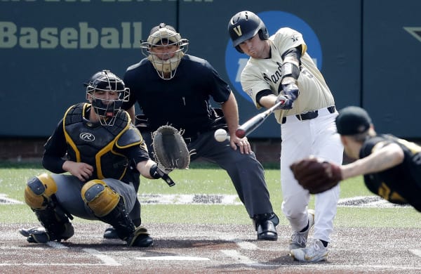 Jason Delay had two hits and knocked in two in VU's 14-5 win on Sunday. 