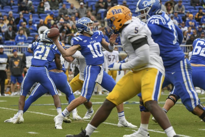Duke quarterback Riley Leonard will be yet another dual-threat the Jackets have to deal with