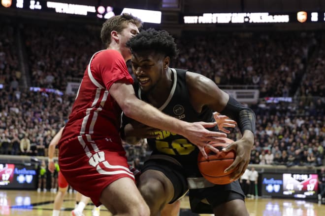 Wisconsin will battle another tough big man against Purdue's Trevion Williams.