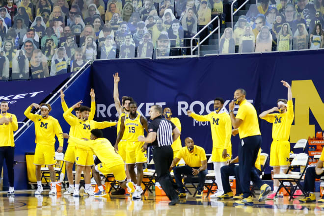 Michigan Wolverines basketball head coach Juwan Howard has his team off to a 10-0 start. 