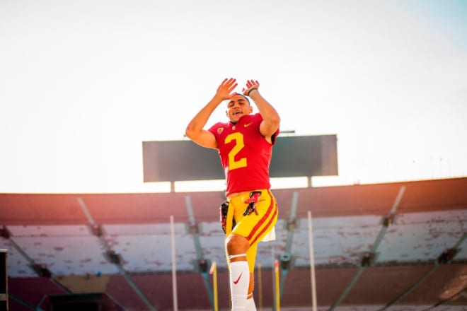 Freshman Drake London is a rare true two-sport recruit who could make a major impact for USC in football and basketball.