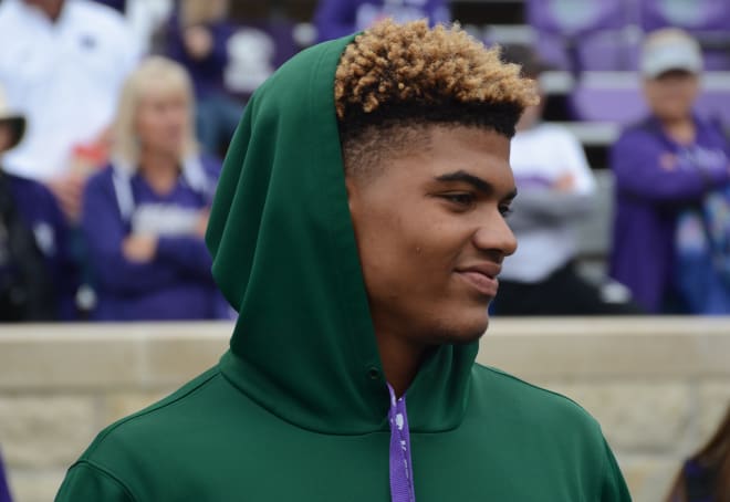 Class of 2020 athlete Malik Berry on his visit to Kansas State for the Texas game.