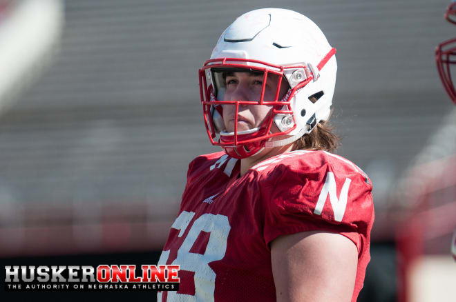 Nick Gates said he's already submitted a request for an NFL draft evaluation, but fully plans on returning to Nebraska next season.