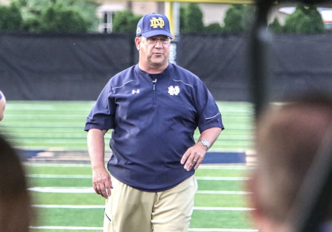 Former Notre Dame offensive line coach Harry Hiestand is set for a second tour of duty at ND.