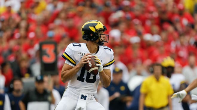 Michigan Wolverines football redshirt sophomore quarterback Dylan McCaffrey was injured in the Sept. 21 loss at Wisconsin.