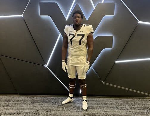 Andrews enjoyed his visit to see the West Virginia Mountaineers football program