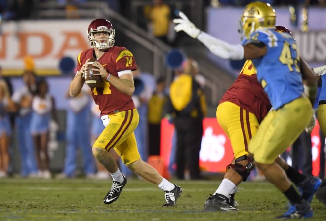 Sam Darnold led USC to a 36-14 win over UCLA last year.
