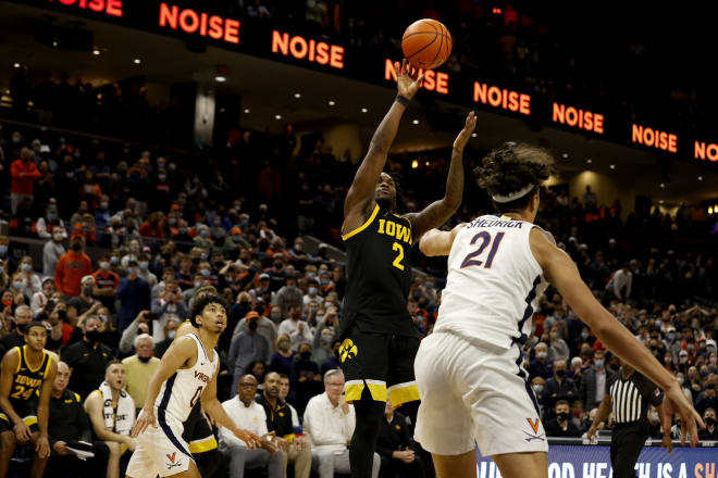 Joe Toussaint hit the game winner for the Hawkeyes. (Photo: Hawkeyesports.com)