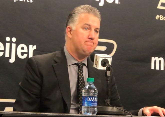 Matt Painter's team dropped to 1-1 with a rare loss in Mackey Arena.