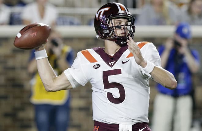 Virginia Tech quarterback Ryan Willis threw for three touchdowns and 332 yards in a 31-14 win over Duke during his first start of the season replacing Josh Jackson, who was injured in week four.