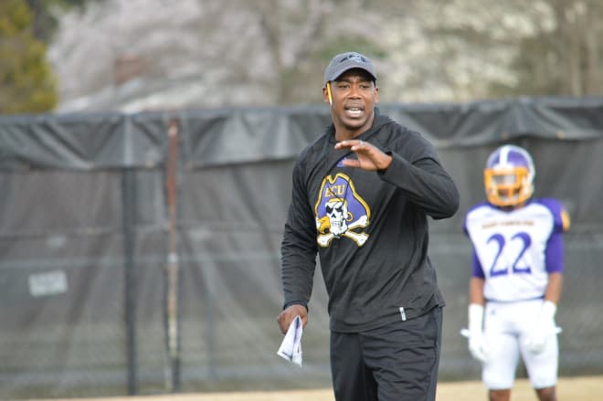 New ECU defensive backs coach Brandon Lynch is out there finding a few gems for the future.