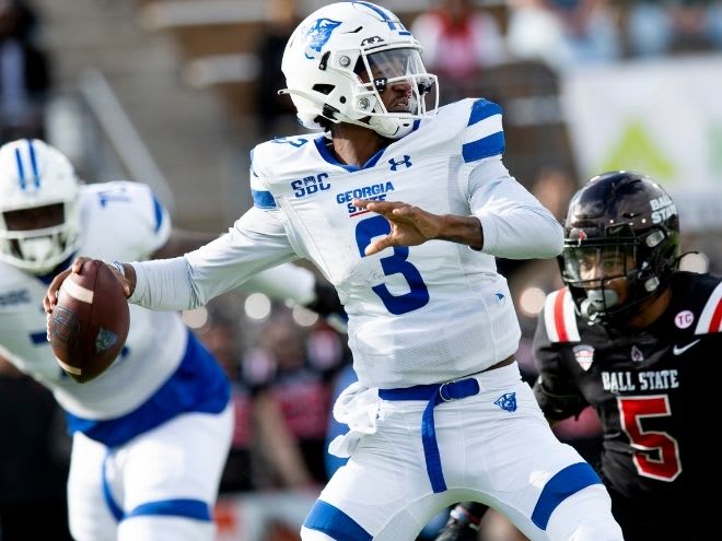 Georgia State quarterback Darren Grainger (3) is a key returning starter for the Panthers.