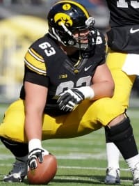 Hawkeye Heaven - Austin Blythe is the starting Center for the