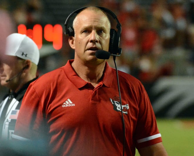 NC State Wolfpack football coach Dave Doeren