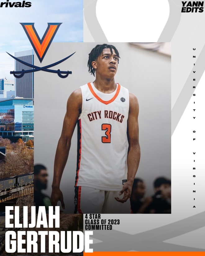 During his second trip to UVa, four-star guard Elijah Gertrude saw what he needed.