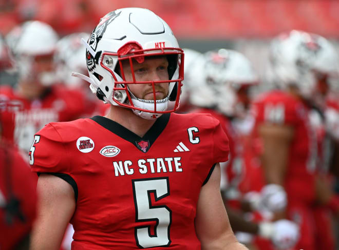NC State sixth-year senior quarterback Brennan Armstrong has been praised his coaches and teammates in how he's handled his benching.