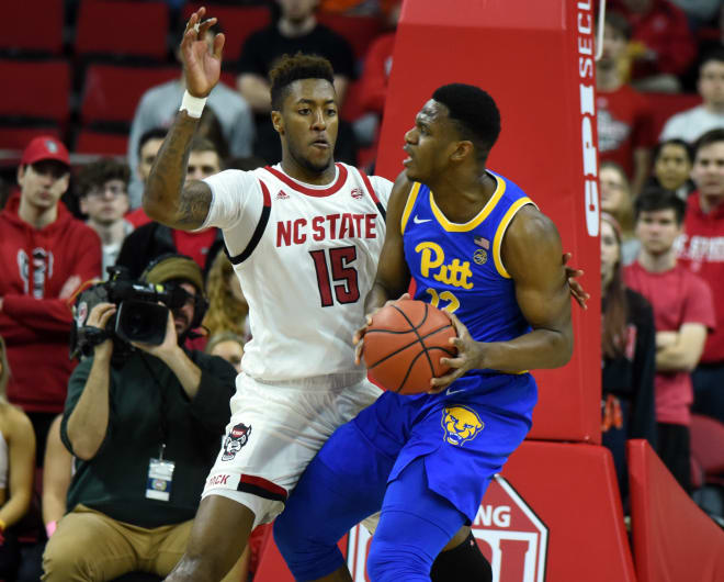 NC State Wolfpack basketball center Manny Bates