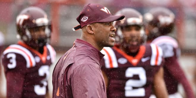 New Gators defensive backs coach Torrian Gray while at Virginia Tech