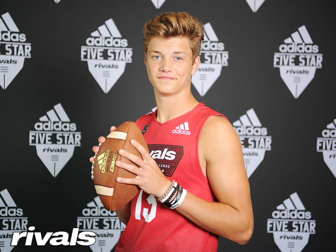 Rivals100 quarterback JJ McCarthy is committed to Michigan Wolverines football recruiting, Jim Harbaugh.