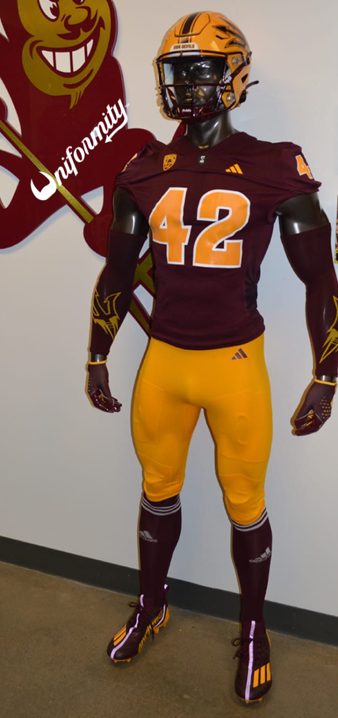 ASU shares photos of new football uniform featuring Arizona flag