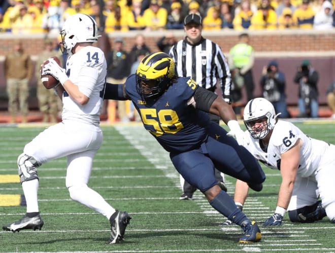 Los Angeles Rams Select David Long In The Third Round, No. 79 Overall -  Maize&BlueReview