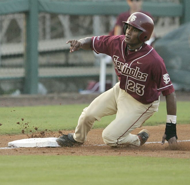 Former Florida State star Tony Thomas was a major base-stealing threat during his college days.