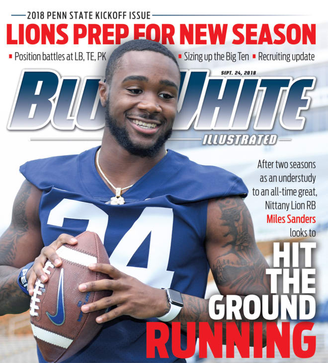 Miles Sanders graces the cover of our newest magazine.