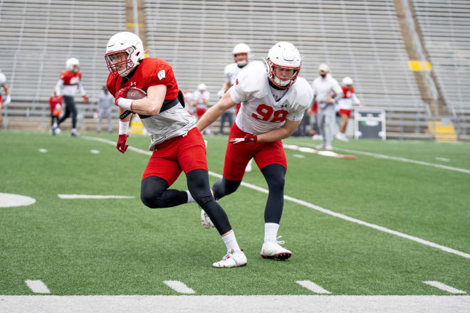 Jacl Eschenbach is a candidate to be the No. 2 tight end behind Jake Ferguson in 2021..
